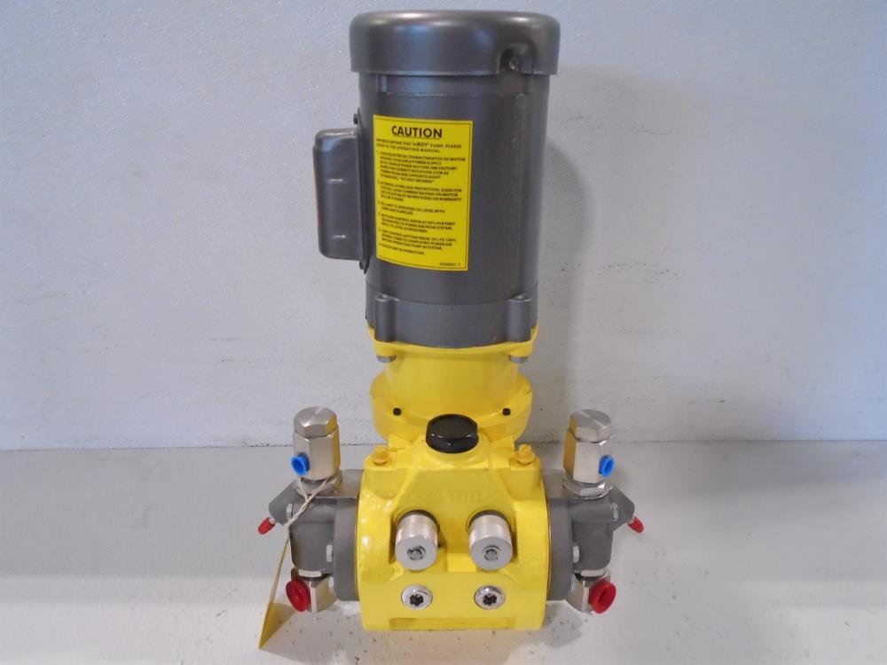 Milton Roy Metering Pump MRA21D24S5APPNNNNY w/ Baldor Motor